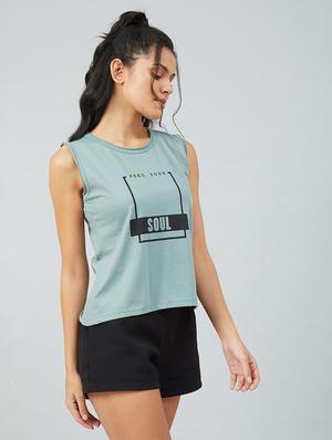 green cotton tank tee - 17740000 - Standard Image - 3