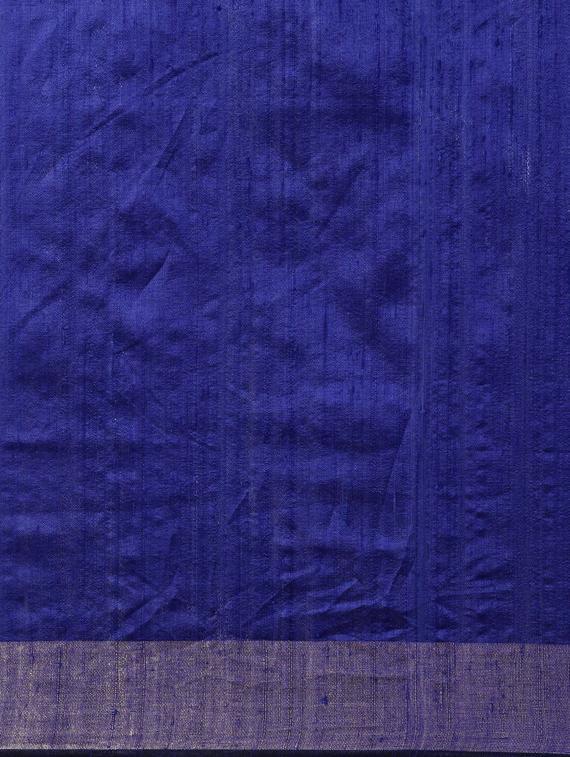 solid bhagalpuri saree with blouse - 17740324 - Zoom Image - 5