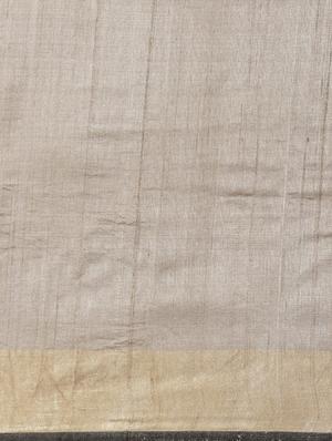 solid bhagalpuri saree with blouse - 17740330 - Standard Image - 5