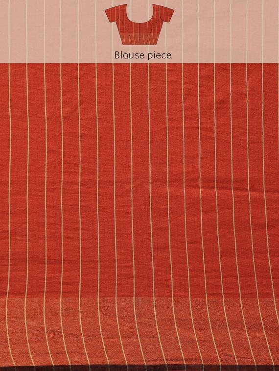 solid bhagalpuri saree with blouse - 17740330 - Zoom Image - 3