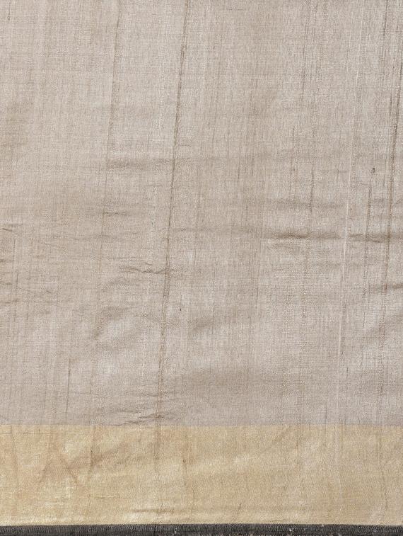 solid bhagalpuri saree with blouse - 17740330 - Zoom Image - 5