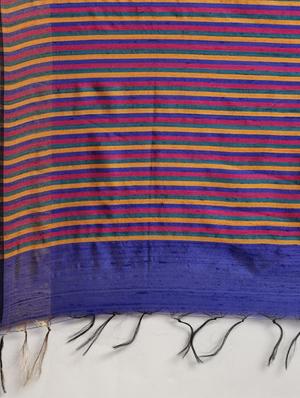 solid bhagalpuri saree with blouse - 17740334 - Standard Image - 4