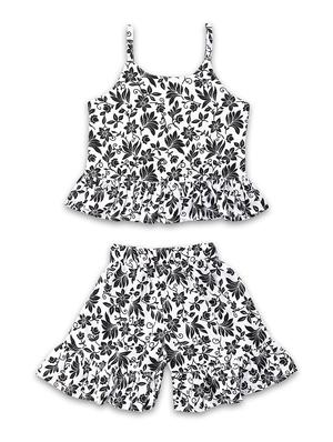 floral top with shorts set - 17740423 - Standard Image - 2