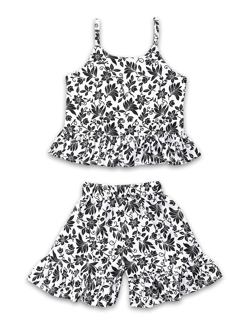 floral top with shorts set - 17740423 - Zoom Image - 2