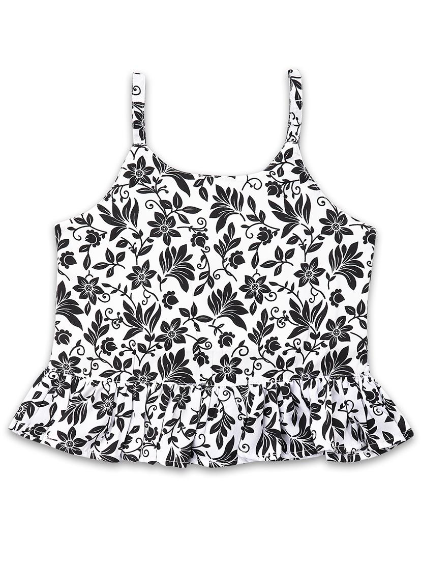 floral top with shorts set - 17740423 - Zoom Image - 3