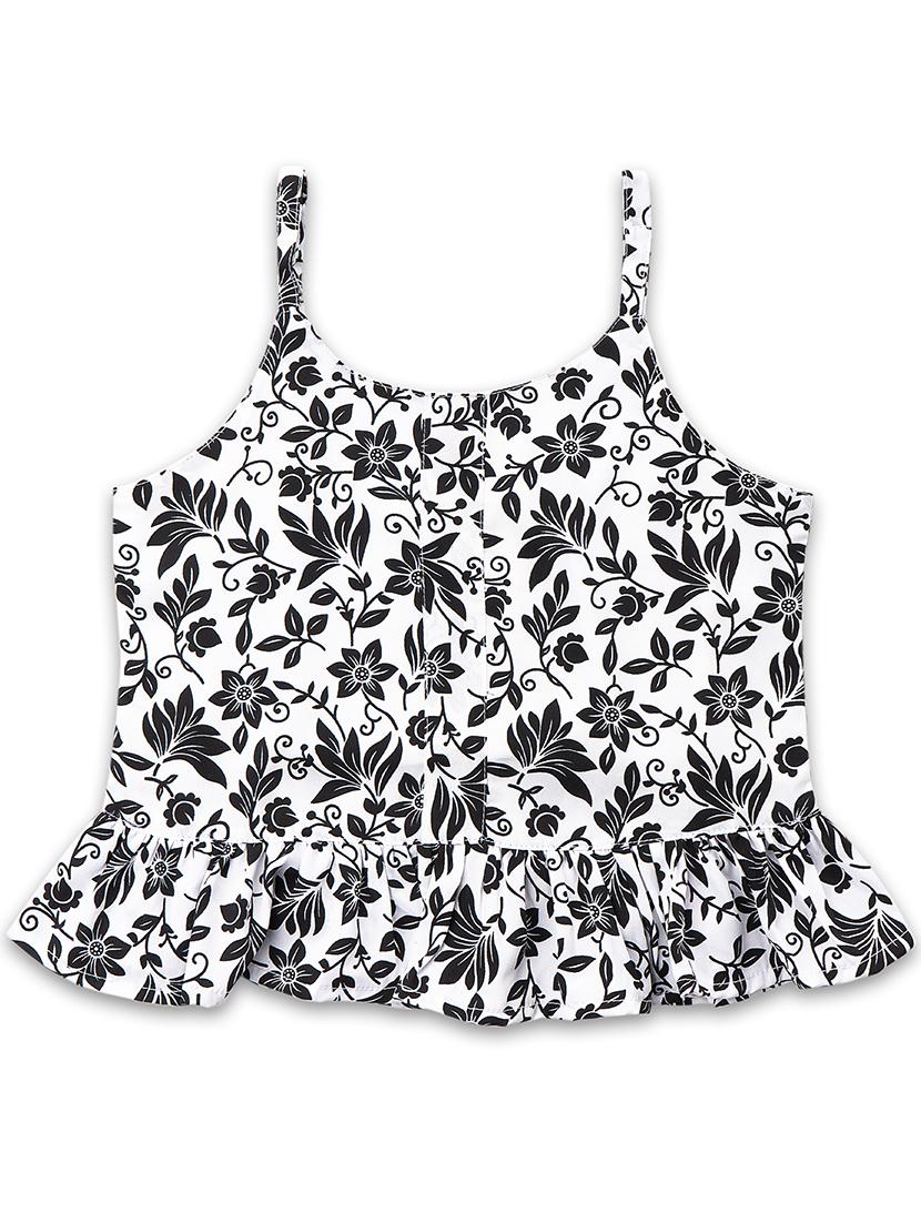 floral top with shorts set - 17740423 - Zoom Image - 4