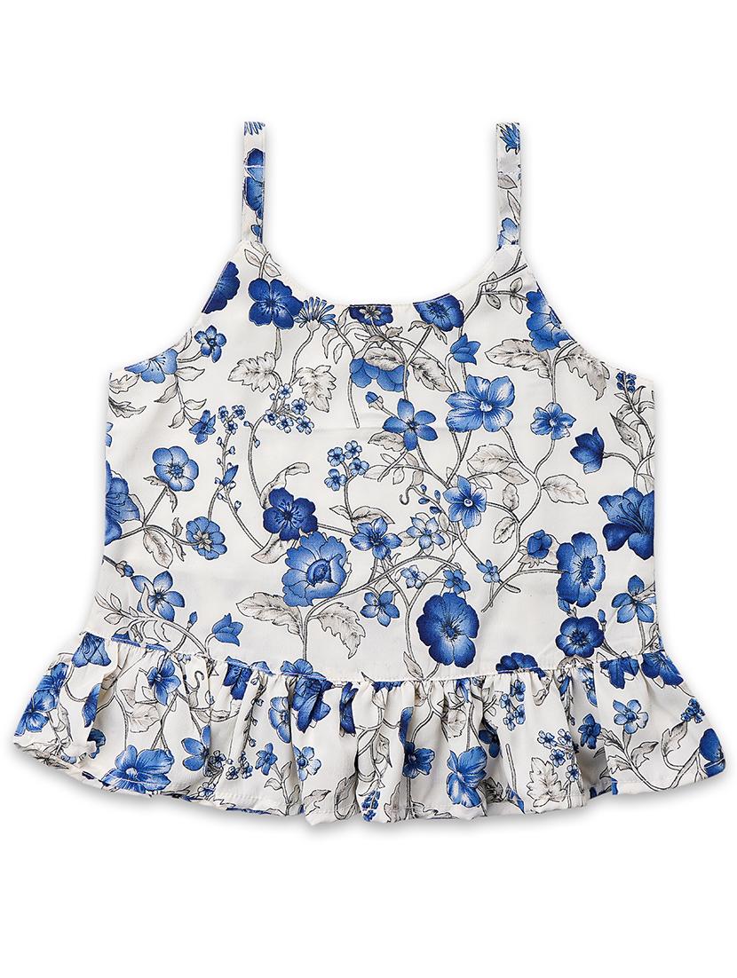 floral top with shorts set - 17740425 - Zoom Image - 3