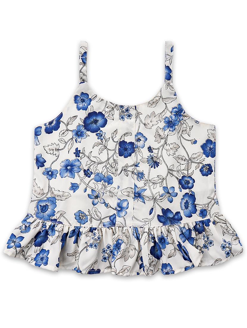 floral top with shorts set - 17740425 - Zoom Image - 4