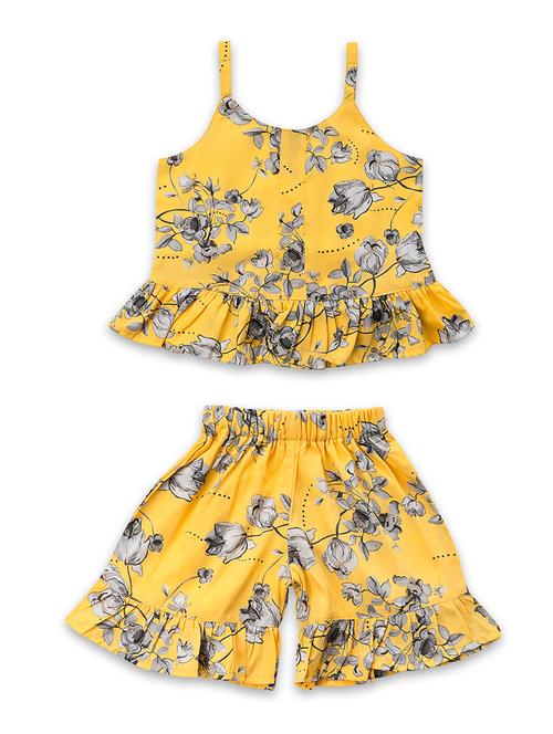 floral top with shorts set - 17740429 - Standard Image - 1
