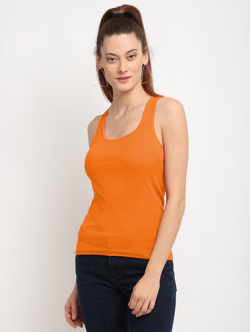 racer back solid camisole - 17740436 - Zoom Image - 2