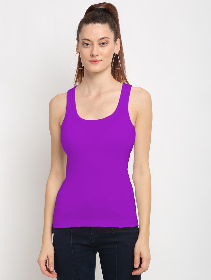 racer back solid camisole - 17740439 - Zoom Image - 1