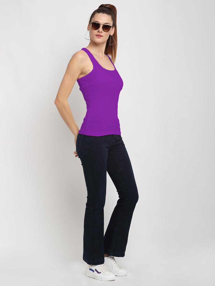 racer back solid camisole - 17740439 - Zoom Image - 4