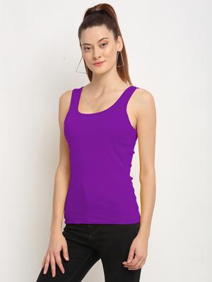 scoop neck solid camisole - 17740450 - Standard Image - 2