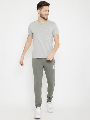 grey printed joggers - 17740462 - Standard Image - 4