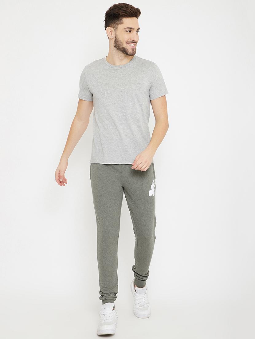 grey printed joggers - 17740462 - Zoom Image - 4