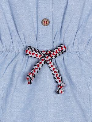 blue cotton playsuits twin sets & jump suit - 17740566 - Standard Image - 3