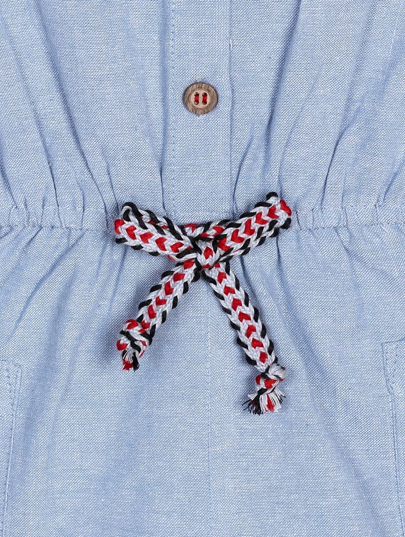 blue cotton playsuits twin sets & jump suit - 17740566 - Zoom Image - 3