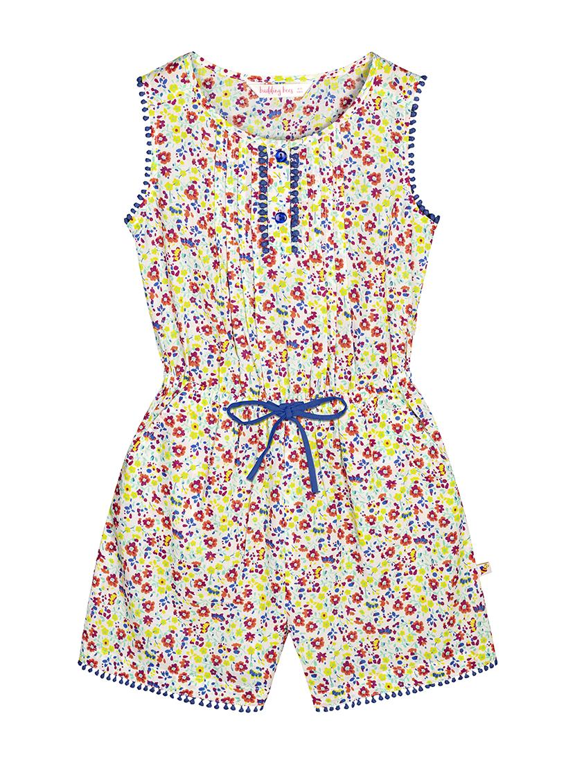 blue cotton full length jumpsuit twin sets & jump suit - 17740569 - Zoom Image - 1