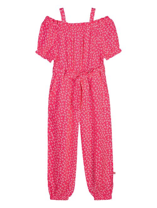 pink viscose full length jumpsuit twin sets & jump suit - 17740572 - Standard Image - 1