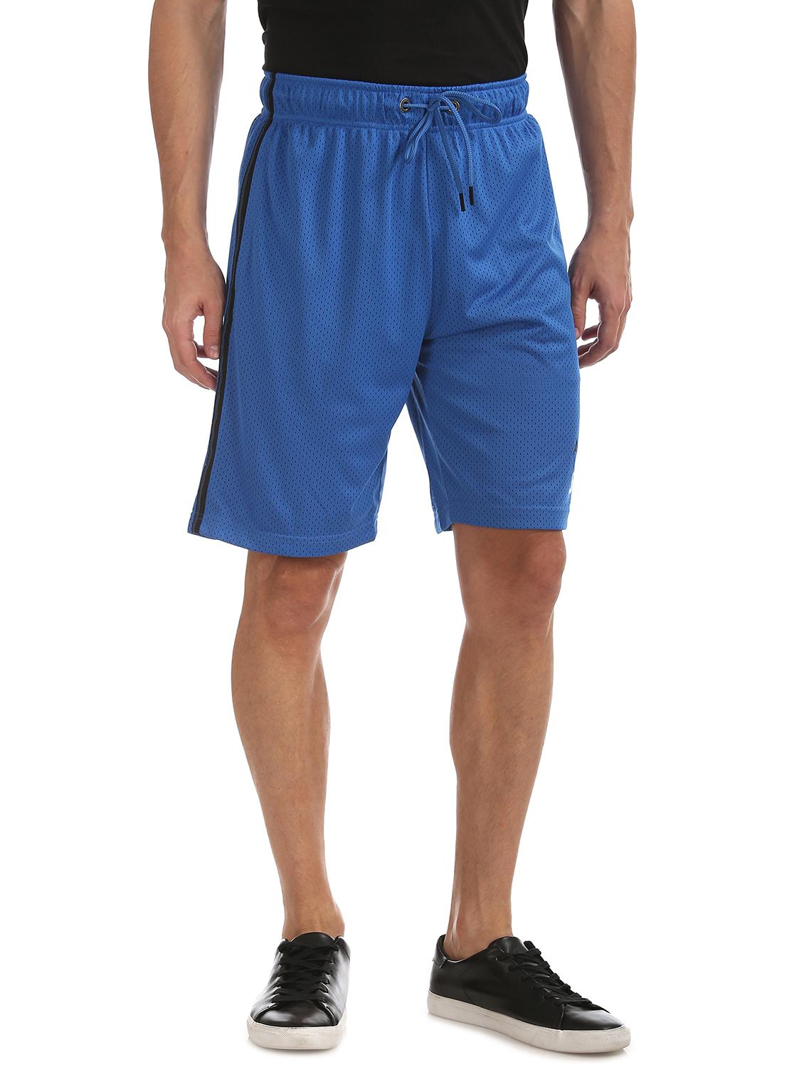 blue printed shorts - 17741450 - Zoom Image - 1