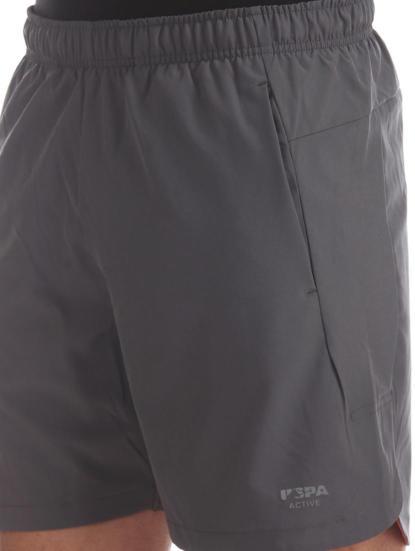 grey solid shorts - 17741471 - Zoom Image - 5