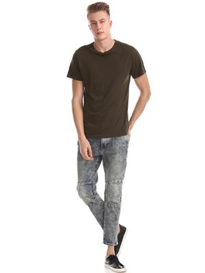 grey heavy washed denim jeans - 17742389 - Standard Image - 4