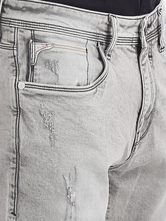 grey heavy washed denim jeans - 17742410 - Zoom Image - 4