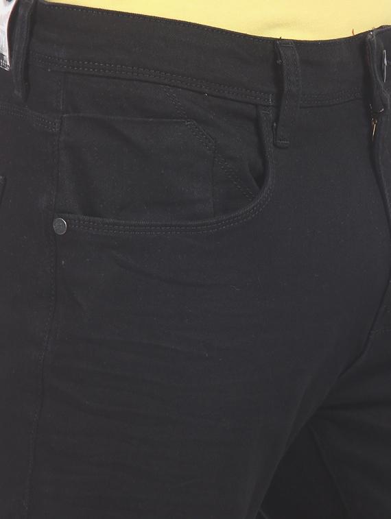 black plain denim jeans - 17742439 - Zoom Image - 5