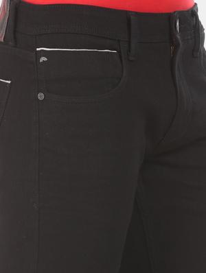black plain denim jeans - 17742441 - Standard Image - 5