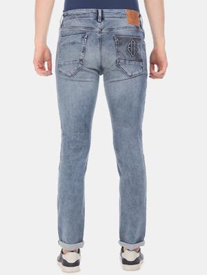 blue light washed denim jeans - 17742448 - Standard Image - 3