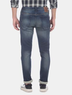blue light washed denim jeans - 17742449 - Standard Image - 3