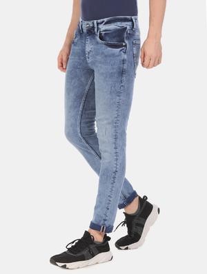 blue light washed denim jeans - 17742471 - Standard Image - 2