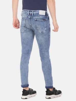 blue light washed denim jeans - 17742471 - Standard Image - 3