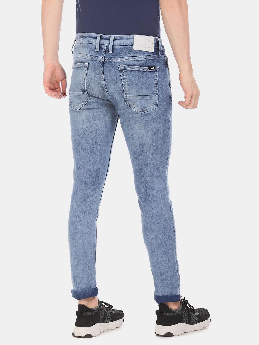 blue light washed denim jeans - 17742471 - Zoom Image - 3