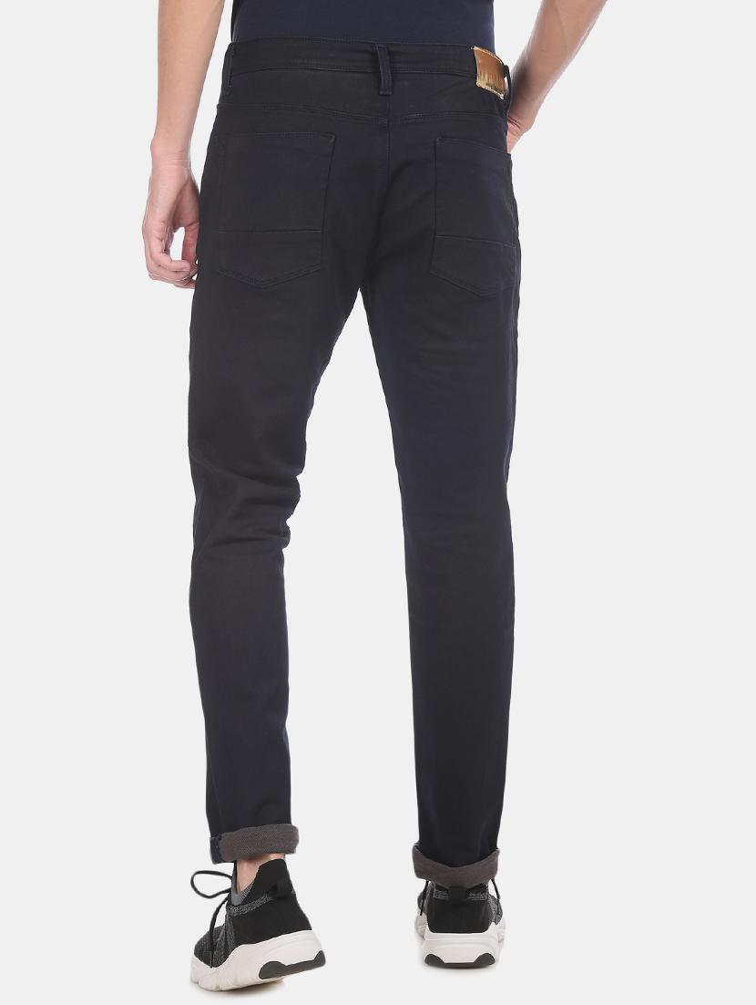 black plain denim jeans - 17742473 - Zoom Image - 3