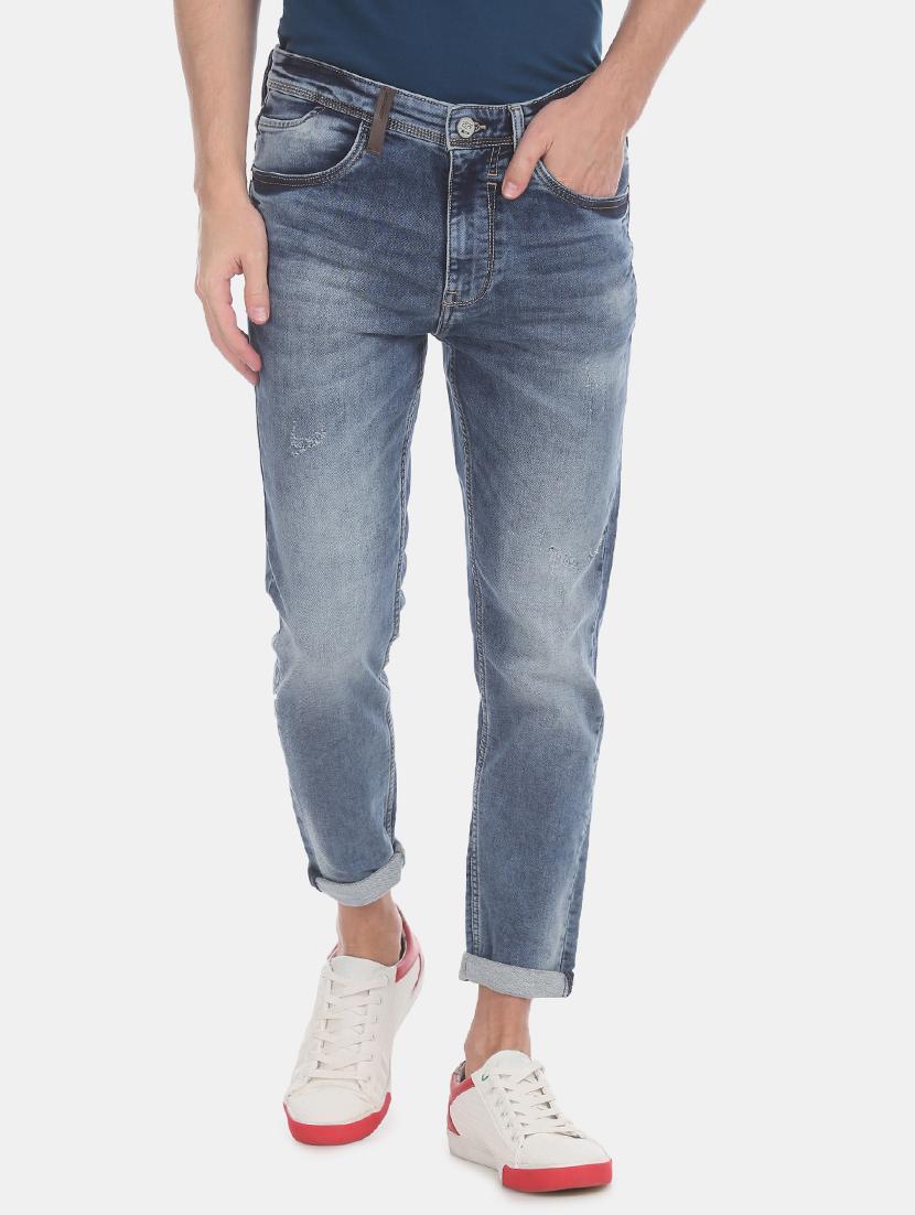 blue light washed denim jeans - 17742483 - Zoom Image - 1