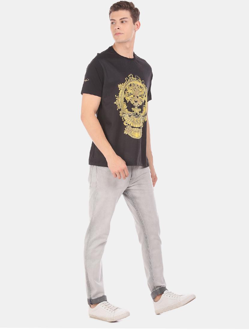 grey washed denim jeans - 17742507 - Zoom Image - 4