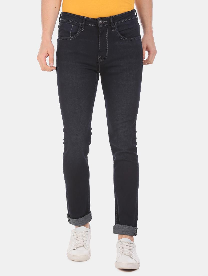 blue plain denim jeans - 17742510 - Zoom Image - 1