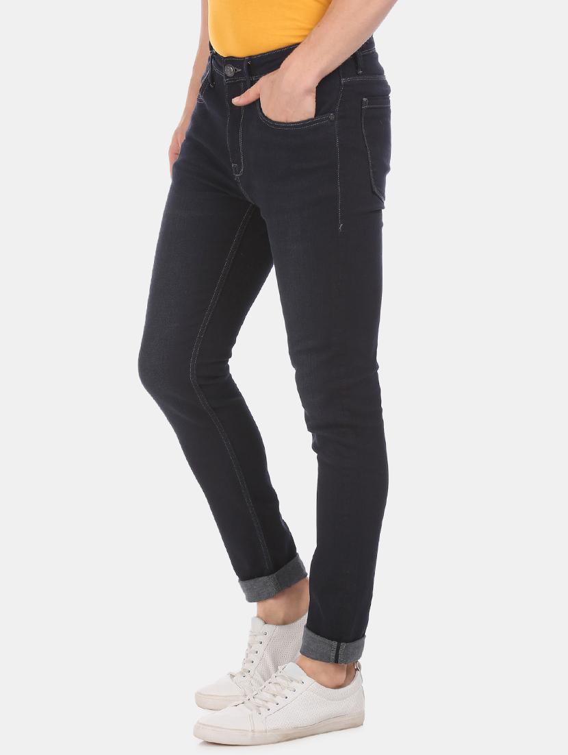blue plain denim jeans - 17742510 - Zoom Image - 2
