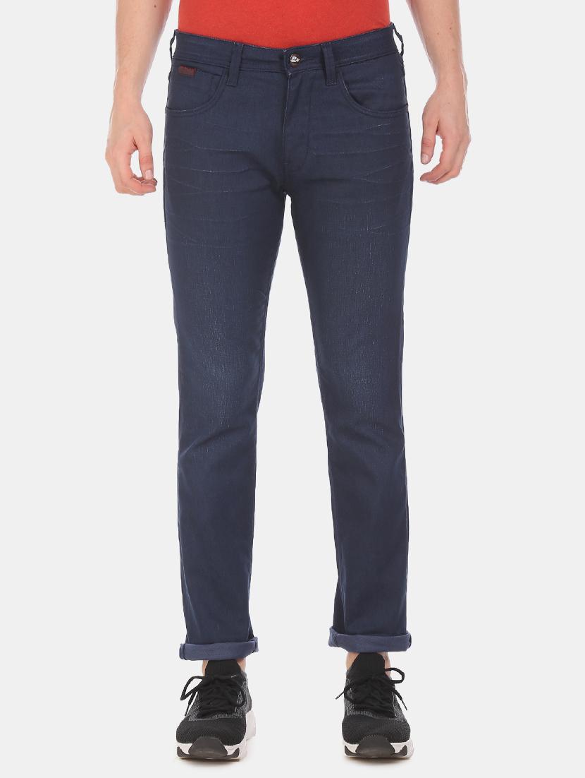 blue plain denim jeans - 17742511 - Zoom Image - 1