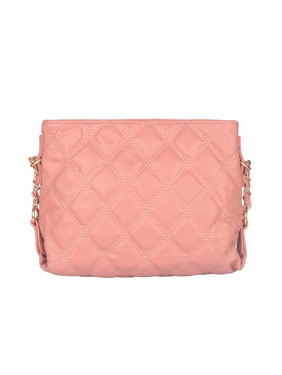 pink leatherette (pu) regular sling bag - 17742618 - Zoom Image - 2
