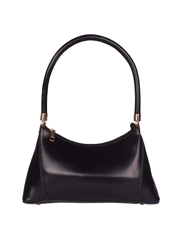 black leatherette (pu) regular handbag - 17742629 - Zoom Image - 2