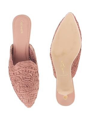 nude synthetic slip on pumps - 17743284 - Standard Image - 3