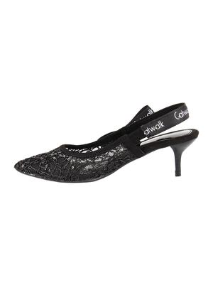 black slip on pump - 17743305 - Standard Image - 2