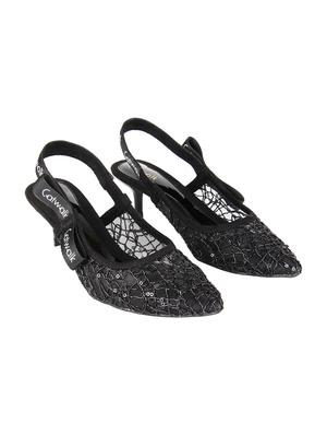 black slip on pump - 17743305 - Standard Image - 3