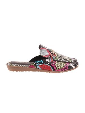 multi colored synthetic slip on loafers - 17743815 - Standard Image - 2