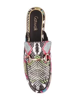 multi colored synthetic slip on loafers - 17743815 - Standard Image - 4