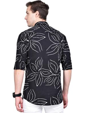 black printed casual shirt - 17744258 - Standard Image - 3