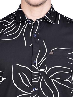 black printed casual shirt - 17744258 - Standard Image - 5