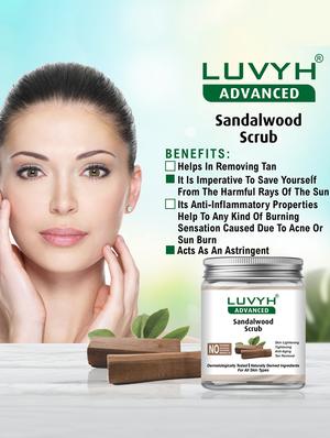 luvyh advanced apricot & walnut scrub -pack of 1x500gm and luvyh advanced sandalwood scrub -pack of 1x500gm - 17745085 - Standard Image - 5